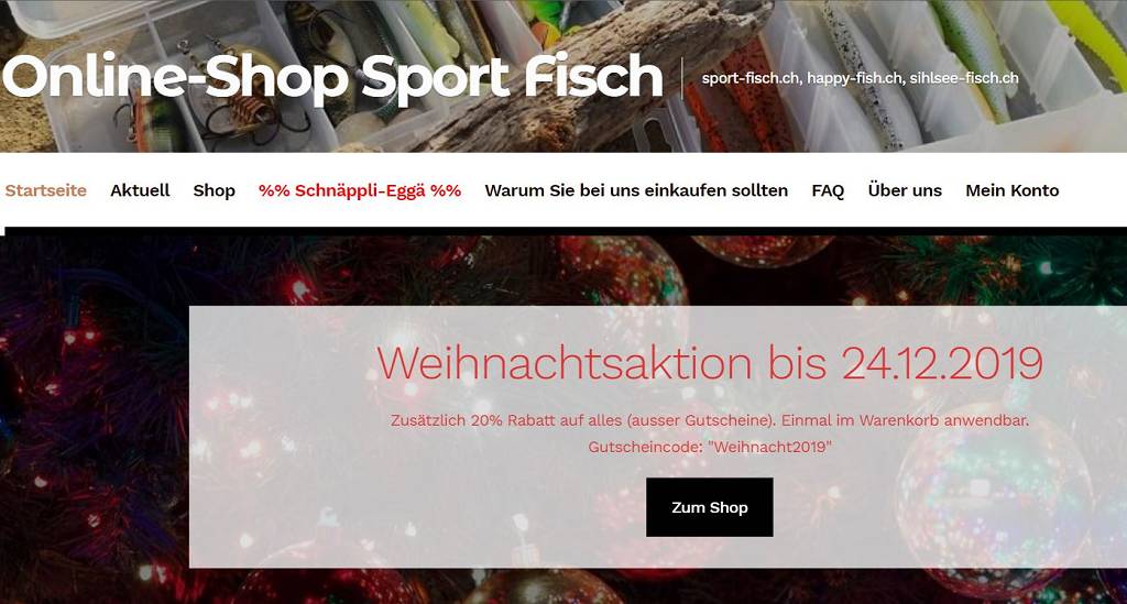 Online Shop Sport Fisch